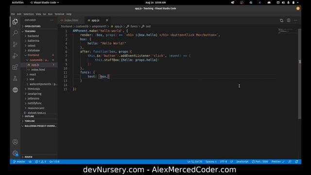 AM Coder - AMPonent - New Reactive and Styled Web Components Library смотреть онлайн