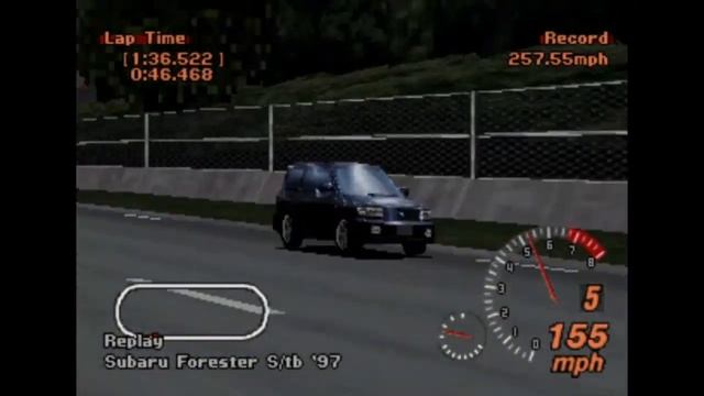 Gran Turismo 2: Max Speed - Subaru Forester St/b '97 смотреть онлайн