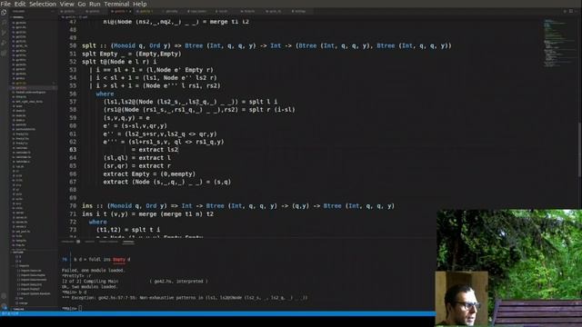 Cartesian tree by implicit key with Haskell смотреть онлайн