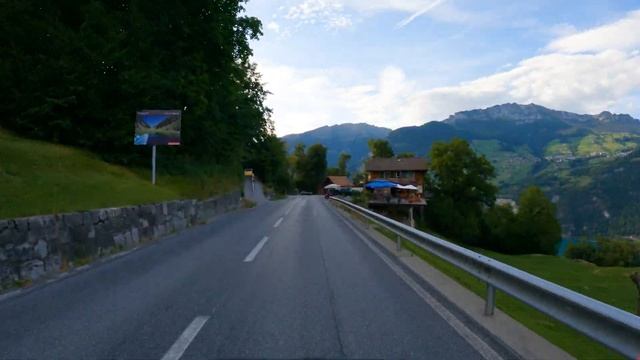 Driving in Switzerland - Walenstadt To Näfels - Walensee - 4K60 Road Trip смотреть онлайн