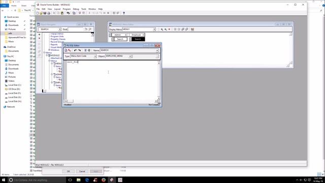 How to Create Menu in Oracle Forms..... смотреть онлайн