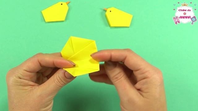 ORIGAMI - Pintinho origami - Origami chick - Pollito de origami смотреть онлайн