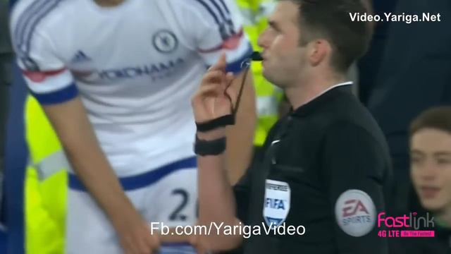 Diego Costa bites Gareth Barry (Red Card) 12/3/2016 смотреть онлайн