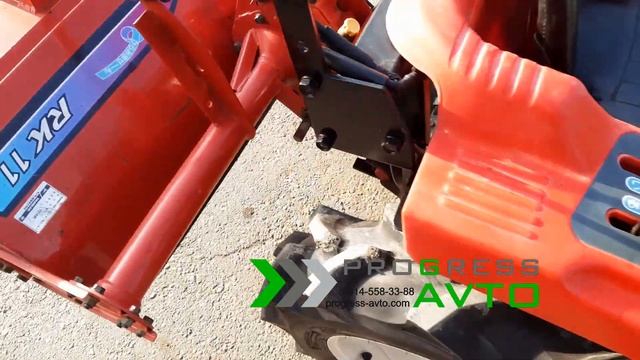 Японский мини-трактор YANMAR Ke-1D смотреть онлайн