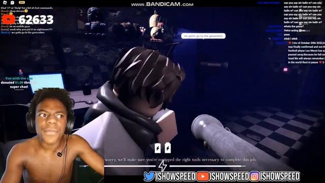 iShowSpeed Plays Roblox Forgotten Memories смотреть онлайн