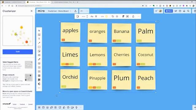 Clusterizer - Quick Demo | Miro Plugin смотреть онлайн