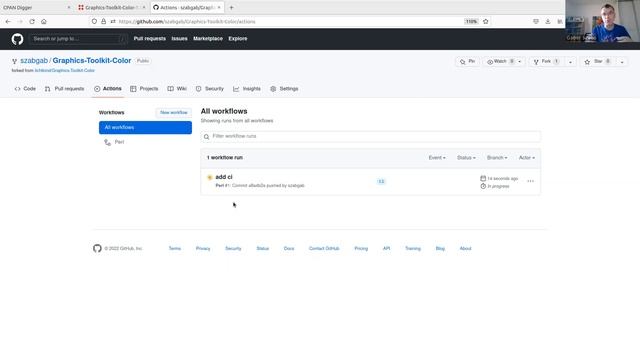 Add GitHub Actions (Continuous Integration) to the Graphics Toolkit Color Perl project смотреть онлайн
