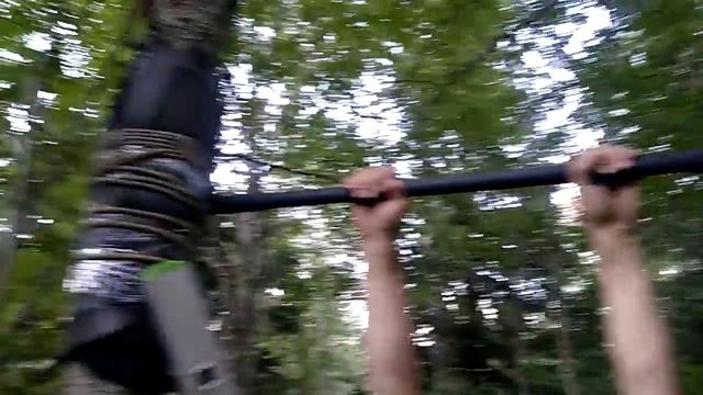 Турник на деревьях без гвоздей смотреть онлайн