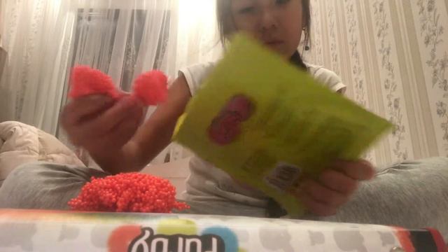 Распаковка шариковый пластилин |Crunch slime💜💜💜💜 смотреть онлайн
