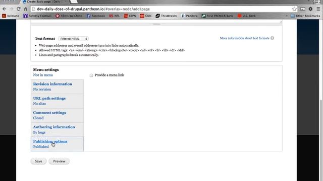 Drupal: Configuring Override Node Options Module смотреть онлайн