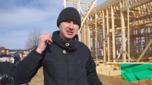 Каркасный дом. Устройство фундамента. Обвязка и лаги пола.