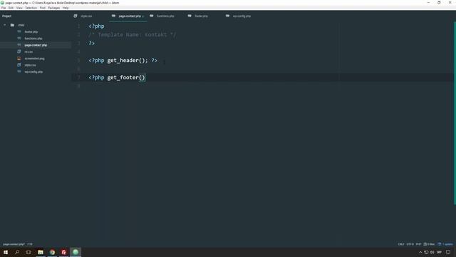 Online kurs: WordPress - Child tema - Templates смотреть онлайн