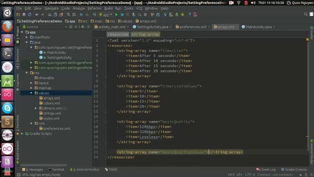 Android Setting Preferences Part 1/4 - Adding Settings Screen using PreferenceFragment смотреть онлайн