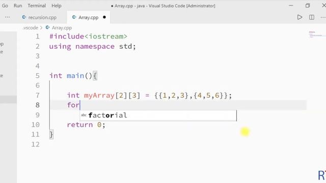 #49 Two Dimensional Array in C++ | Declaration & Initialization of 2D Array | 3D array смотреть онлайн