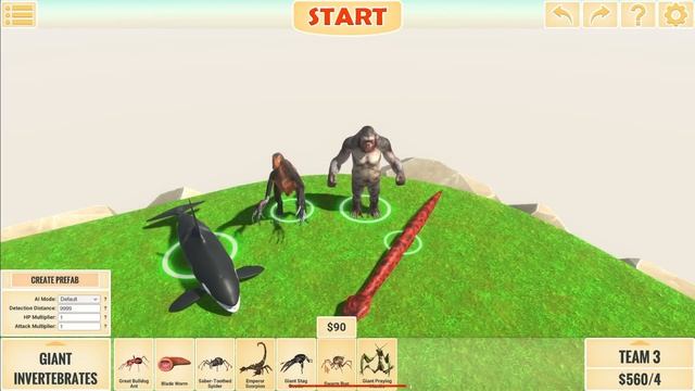 SHINCHAN vs PINCHAN vs CHOP vs AMAAN-T in ANIMAL REVOLT BATTLE SIMULATOR Dinosaur Game | AMAN-YT смотреть онлайн