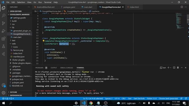 Add Multiple Markers on google map flutter смотреть онлайн