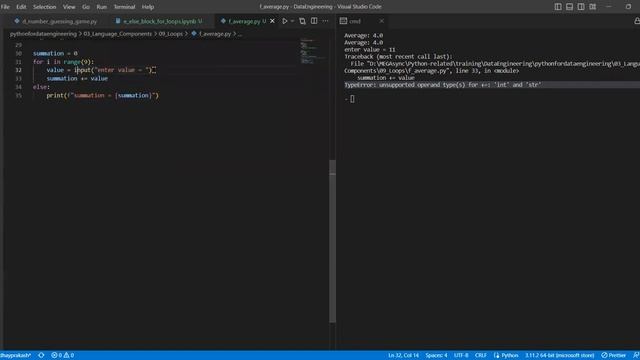 Class09a Loops else block Walrus Operator смотреть онлайн