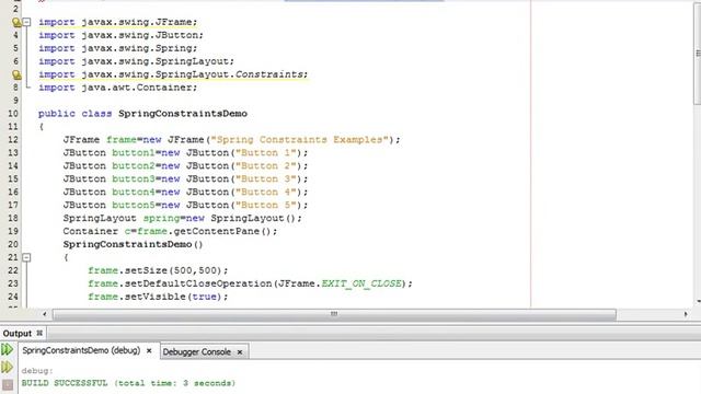 Java Programming Tutorial -SpringLayout.Constraints-4- public void setX(Spring x) смотреть онлайн