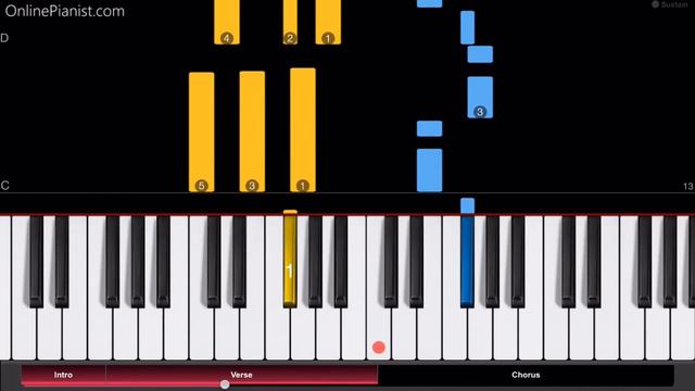 Sword Art Online II - Courage - Piano Tutorial смотреть онлайн