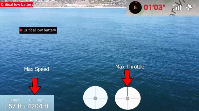 New DJI MINI 2 Distance test over 6.6 miles over pacific ocean return with less than zero battery. смотреть онлайн