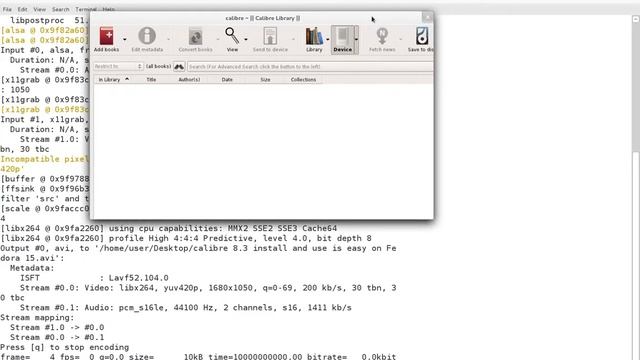 calibre 8.3 install and use is easy on Fedora 15 but it still hangs from time to time смотреть онлайн