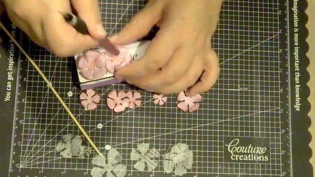 How To Make Paper Layered Flowers - C'est La Vie Collection - Couture Creations By Adriana Bolzon