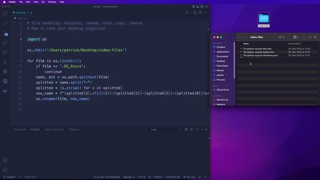 File Organizing with Python: Rename, Move, Copy & Delete Files and Folders смотреть онлайн