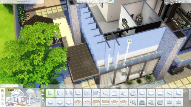 How to build Postless Balcony Glass Railing using Base Game only | No CC or Mod смотреть онлайн