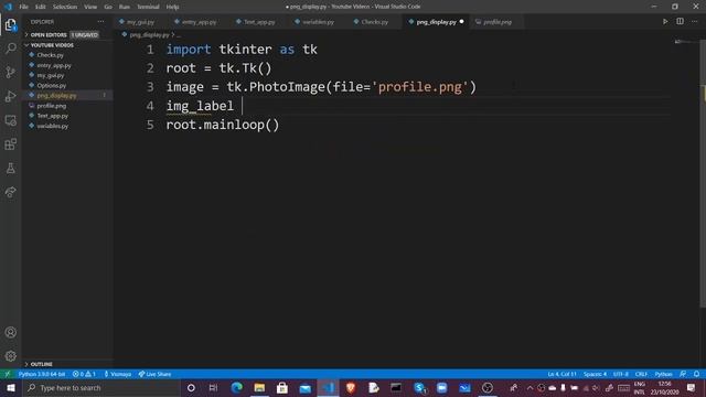 How to Make GUIs for Python Apps | Episode 9: Tkinter PhotoImage смотреть онлайн
