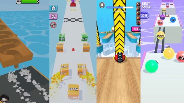 Marble Run || Jelly Run 2048 || Going Ball || Ball Run 2048 - All Level || @LittleMoviesGamesFun смотреть онлайн