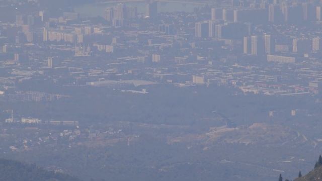 Алматы. Вид на город с Чимбулака. смотреть онлайн