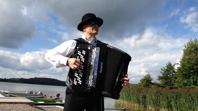 SÄKKIJÄRVEN POLKKA played on digital accordion(live at Tuusulan järvi) смотреть онлайн