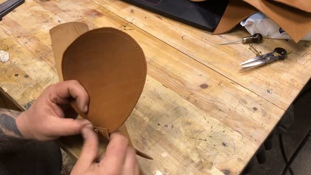 Сумка из кожи своими руками. DIY смотреть онлайн