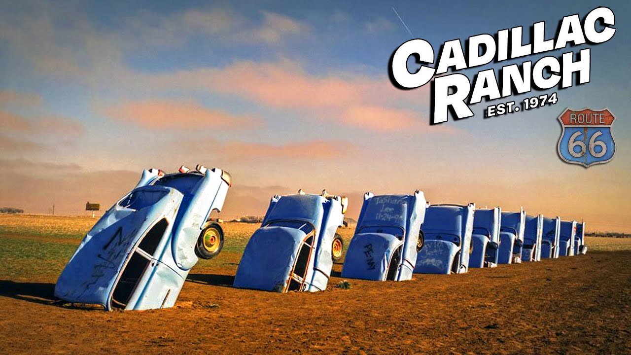 "Ранчо Кадиллак" — Необычный памятник Американской мечте! смотреть онлайн