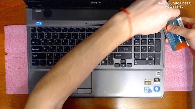 Sony Vaio VPCF13S1R ( PCG-81211V ) замена клавиатуры смотреть онлайн