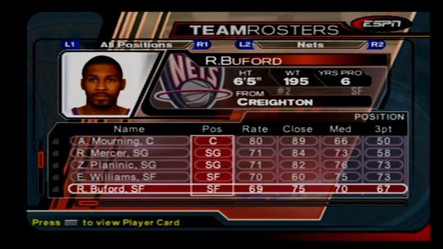 ESPN NBA 2K5 Retrospective Player Ratings смотреть онлайн
