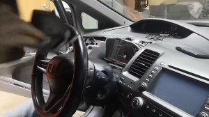 Как снять/демонтировать магнитолу Honda Civic 4D