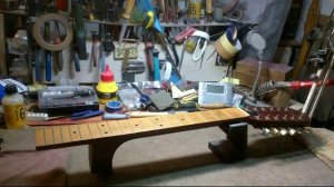 12-ти струнная акустическая гитара"Трембита"91г.(восстанавливаем играбельность)