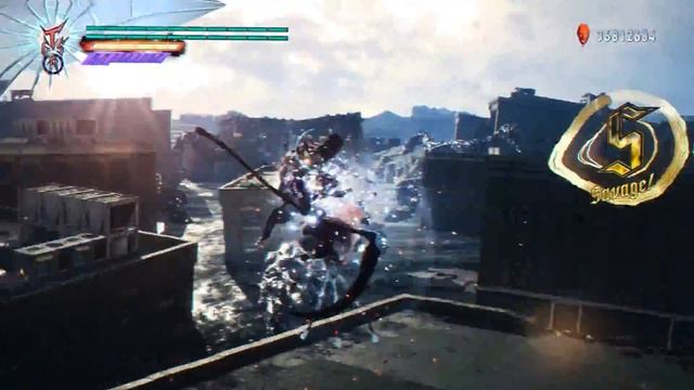 Devil May Cry 5 - Dante lore combo смотреть онлайн
