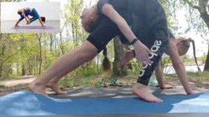 ЙОГА ЧЕЛЛЕНДЖ С ДВОЮРОДНОЙ СЕСТРОЙ