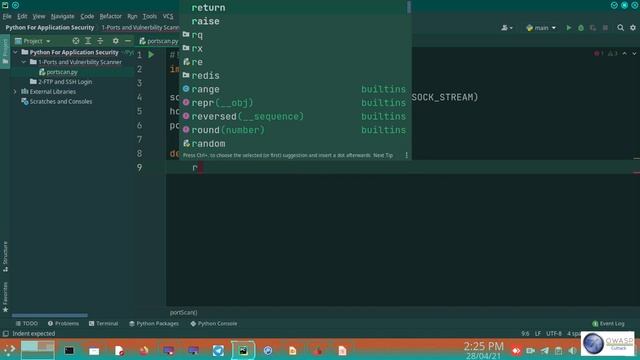 Ports and Vulnerability Scanner(P-2)| Python3 For Application Security By OWASP Cuttack | Episode 2 смотреть онлайн