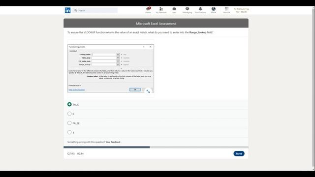 Microsoft Excel LinkedIn Assessment with all Answers and Badge in End смотреть онлайн
