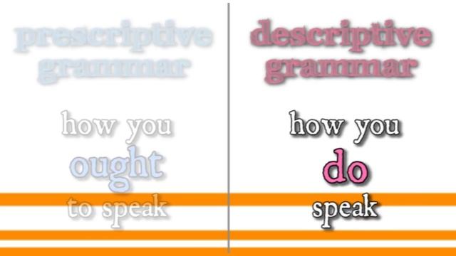 Good Grammar, Bad Grammar - prescriptivism vs. descriptivism -- Linguistics 101 смотреть онлайн
