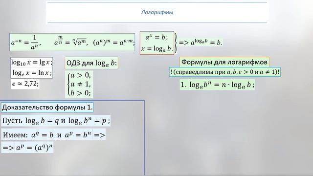 15_1 Все о логарифмах с нуля ЕГЭ смотреть онлайн