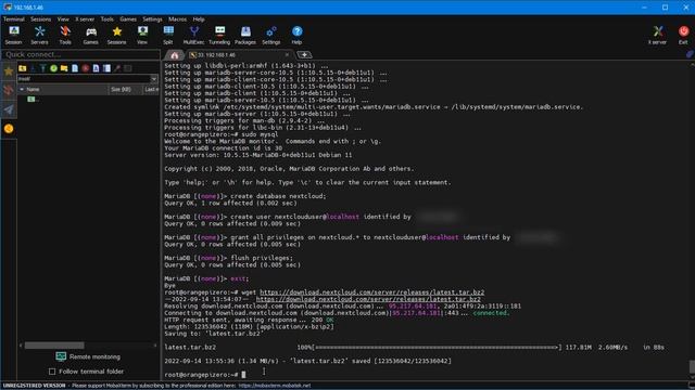 Установка облачного сервервера NextCloud на одноплатный компьютер OrangePi zero LTS часть 2.mp4 смотреть онлайн