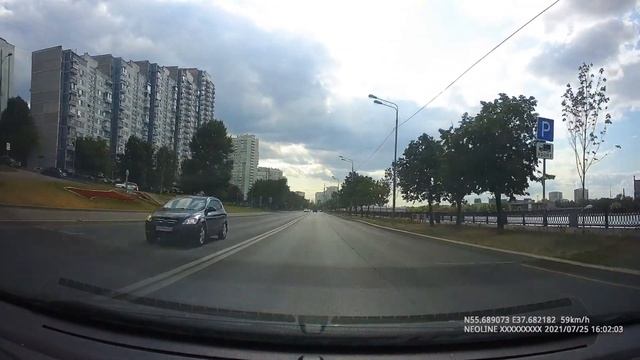 На машине. Москва (Пятницкая ул. - ул. Красная Сосна). Moscow city in the car. смотреть онлайн