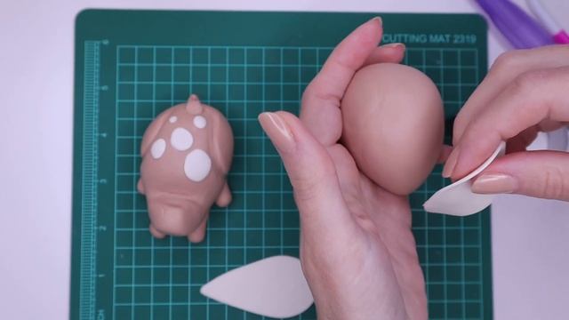 How to make baby deer cake topper | Easy Step by step fondant cake topper tutorial смотреть онлайн