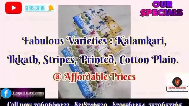 #lenin Printed Cotton Saree with Blouse || Contact 7060660322 || смотреть онлайн