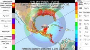Chicxulub Impact Event in real time