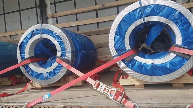 Cargo fastening metal! Вариант крепления метала. смотреть онлайн